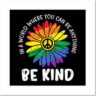 World  Daisy Peace Hippie Gay Pride LGBT Posters and Art